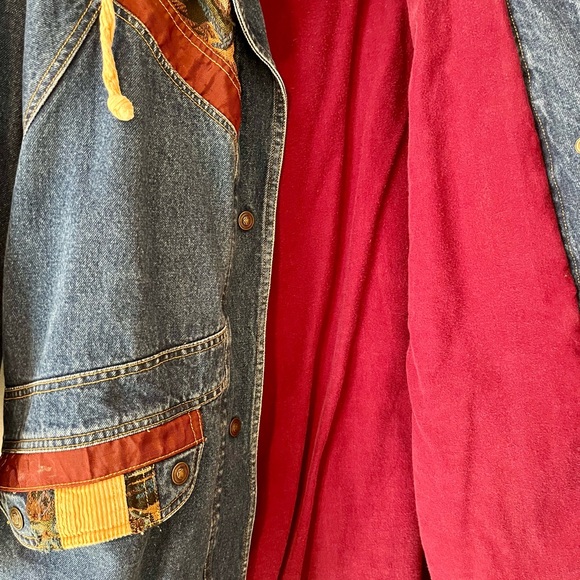 Weathered Blues Vintage Denim Patchwork Jacket - Picture 3 of 7